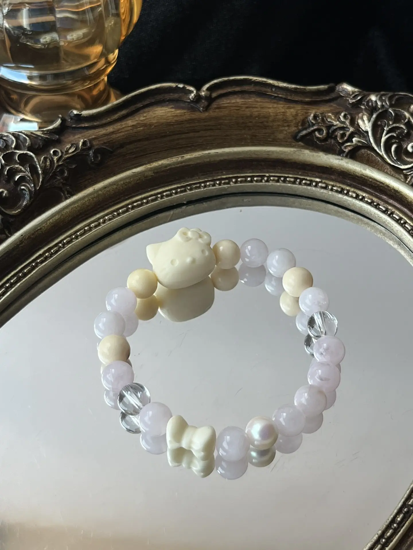 i1725461722_9109_2.webp New Chinese Style | Pink Crystal White Crystal Ivory Fruit - Image 1