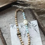 New Chinese Series | Ivory Fruit Angel Stone Cliff Cypress Wood Green Sandalwood Running Loop
(Price increase of 60 yuan)