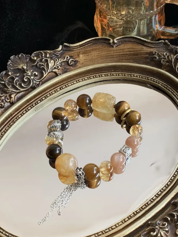 Yellow Tower Crystal Yellow Tiger Eye Sun Stone Yellow Gum Flower