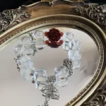 White crystal cinnabar