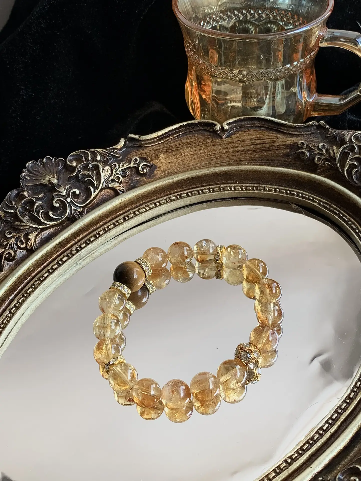 i1727009452_2894_0.webp New Yellow Tower Crystal Yellow Tiger Eye (raw material price increase) 8-9mm - Image 1