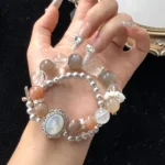 Starry Sky Backbone White Crystal 12-14mm