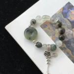 Double Eleven Limited Time Event Item 1 ️⃣ Two pieces of 176Xiuyu Green Ghost Silver Shining Stone Green Crystal Eagle Eye Stone