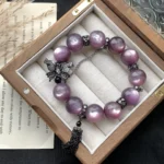 (Price increase) High order purple lithium mica 15mm Kyoho grapes