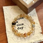 Violent Wealth Collection - Yellow Tower Crystal Yellow Tiger Eye 9-10-12mm