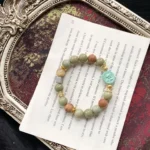 Turquoise Avocado Alashan Golden Tiger Eye Cliff Cypress Sparkling Stone Blocks 10mm