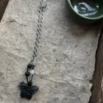 New Chinese style Xiuyu woven rope necklace