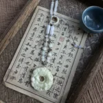 New Chinese style Xiuyu woven rope necklace