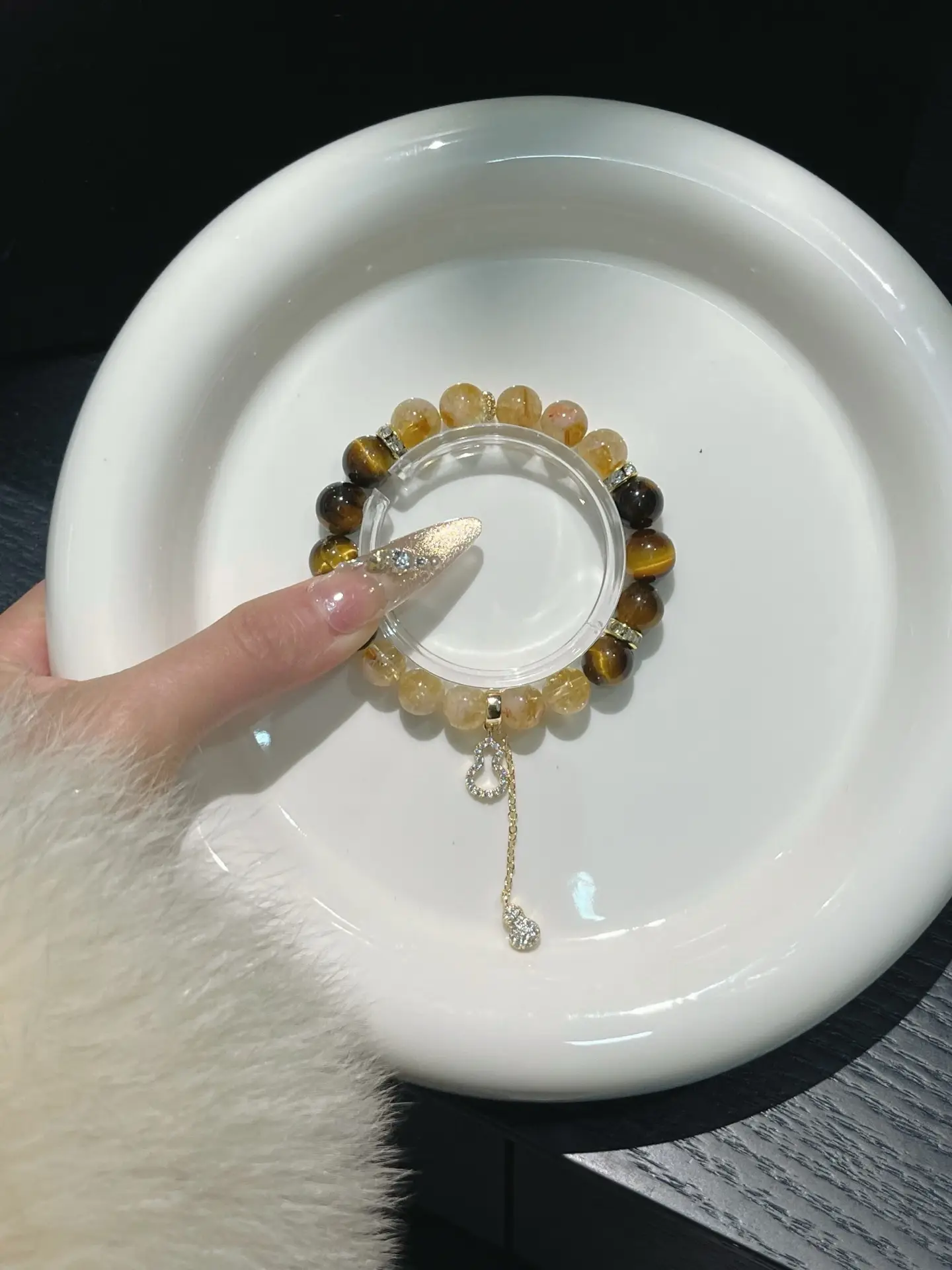 i1742298144978_9704_0_8.webp Yellow Tower Crystal Yellow Tiger Eye 10mm - Image 1