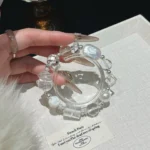 White crystal snowflake ghost Baroque natural irregular pearl