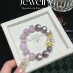 Purple lithium pyroxene purple lithium mica 13-14mm