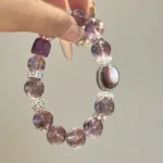 Brazilian purple water purple lithium mica 12mm