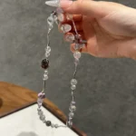 Amethyst, Purple Ghost, Green Mica, White Crystal 6-10mm