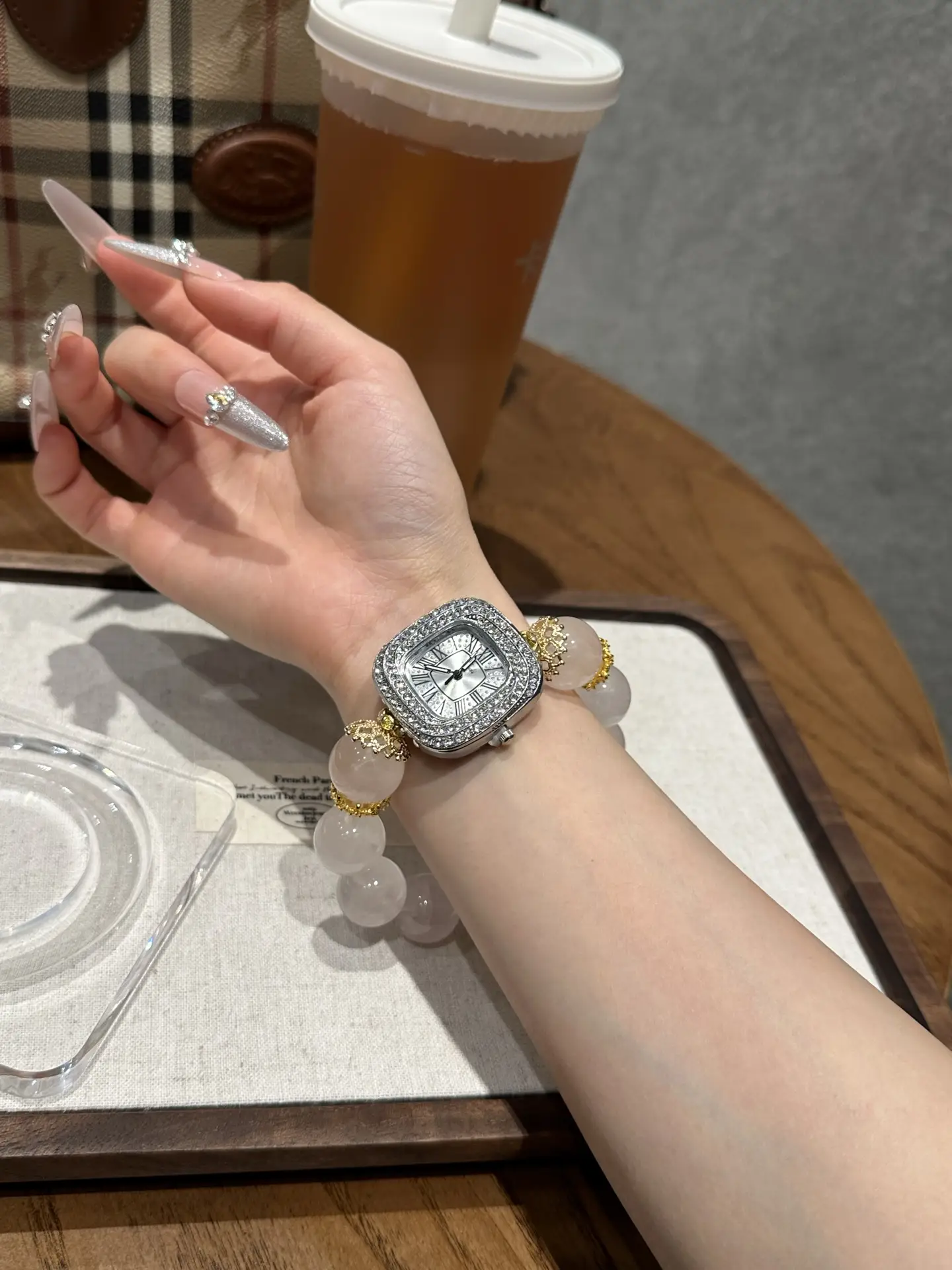 i1745938417476_764_0_1.webp Pink crystal watch 15-16 - Image 1