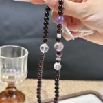 [Festival Gift for Elders Series] Garnet Amethyst White Crystal 6-12mm