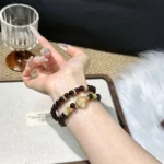 [Festival Gift for Elders Series] - Pomegranate Yellow Crystal 6-12mm