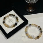 520 Essential Couple's Style - Yellow Tiger Eye Yellow Tower Crystal Honey Milk Cover (160 pieces)