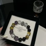 The Twelve Zodiacs - Sagittarius ♐ Golden Tiger Eyes, White Crystal, Purple Crystal, Obsidian