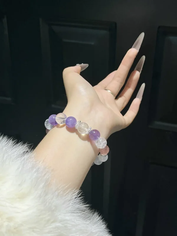 The Twelve Zodiacs - Cancer ♋ White Crystal Powder Crystal Purple Crystal Strawberry Crystal 10