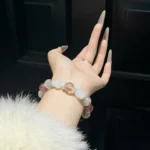 The Twelve Zodiacs - Libra ♎ Green Ghost Strawberry Crystal White Agate White Crystal Obsidian