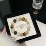 The Twelve Zodiacs - Leo ♌ Yellow Tower Crystal, Yellow Crystal, White Crystal, Yellow Tiger Eyes, Red Tiger Eyes