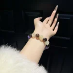 [Chinese Zodiac - Rooster] 12-13mm Golden Hair Crystal Yellow Crystal Purple Crystal Tea Crystal Grey Moonlight