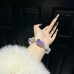 [Chinese Zodiac - Rabbit] 14mm Green Ghost Amethyst Sea Blue Treasure