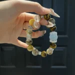 [Zodiac Animals - Yin Hu] 12-14mm Yellow Tiger Eyes Golden Tiger Eyes Green Ghost Sea Blue Treasure