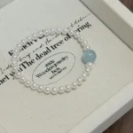 Swarovski pearls+natural crystals (powder crystal, amethyst, white crystal, gold tiger eye, yellow crystal, sea blue treasure) 6-10mm