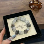 White Ghost Shining Thousand Layer Ghost Rabbit Hair 14-15mm