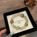 Dragon Boat Festival 618 Double Festival 1 ️⃣ six ️⃣ eight ️⃣ two pieces[Maillard Color Series] Ghost Rabbit Hair Hair Crystal Shining Stone Glue Flower 12-15mm