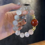 Dragon Boat Festival 618 Double Festival 1 ️⃣ six ️⃣ eight ️⃣ two pieces[Melard Color Series] Ghost Rabbit Hair Crystal Vermilion 12-15mm