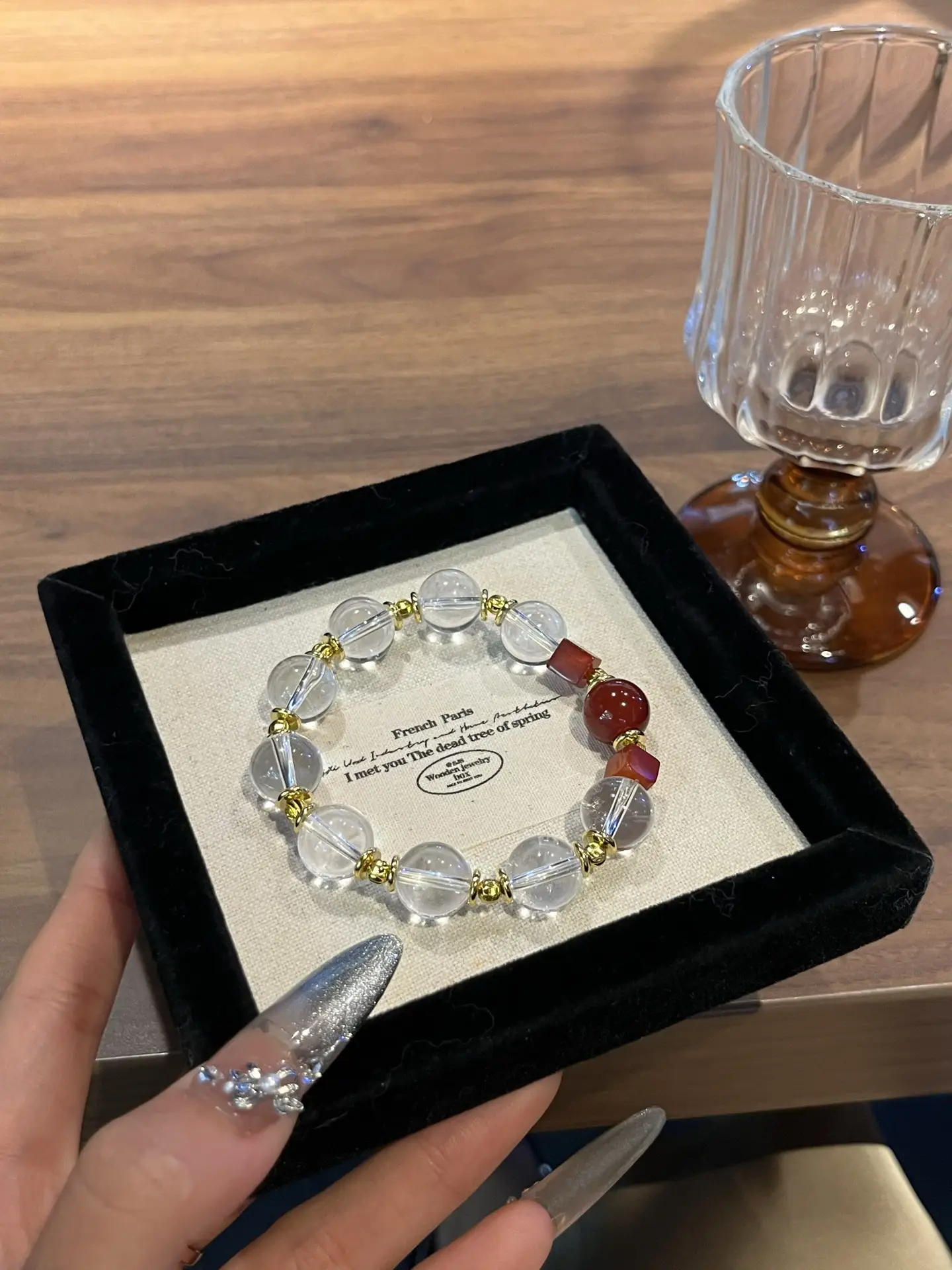 i1748571710292_5686_0_1.webp Dragon Boat Festival 618 Double Festival 1 ️⃣ six ️⃣ eight ️⃣ two pieces
12mm white crystal red agate - Image 1