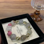 Dragon Boat Festival 618 Double Festival 1 ️⃣ six ️⃣ eight ️⃣ two piecesRabbit hair hair crystal ghost rose powder crystal 12-15