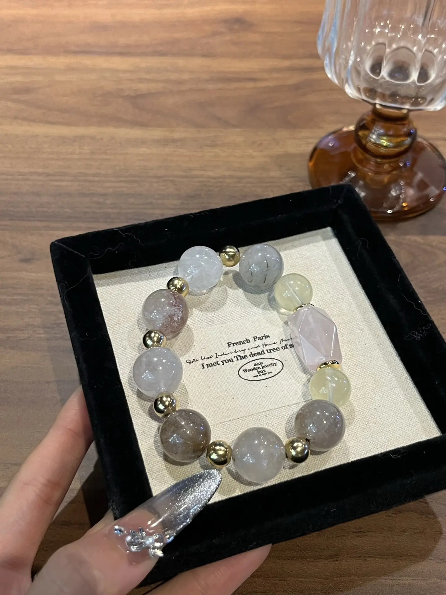 i1748572078561_4205_0_1.webp Hair Crystal Ghost Thousand Layer Yellow Water Powder Crystal 14-15mm - Image 1