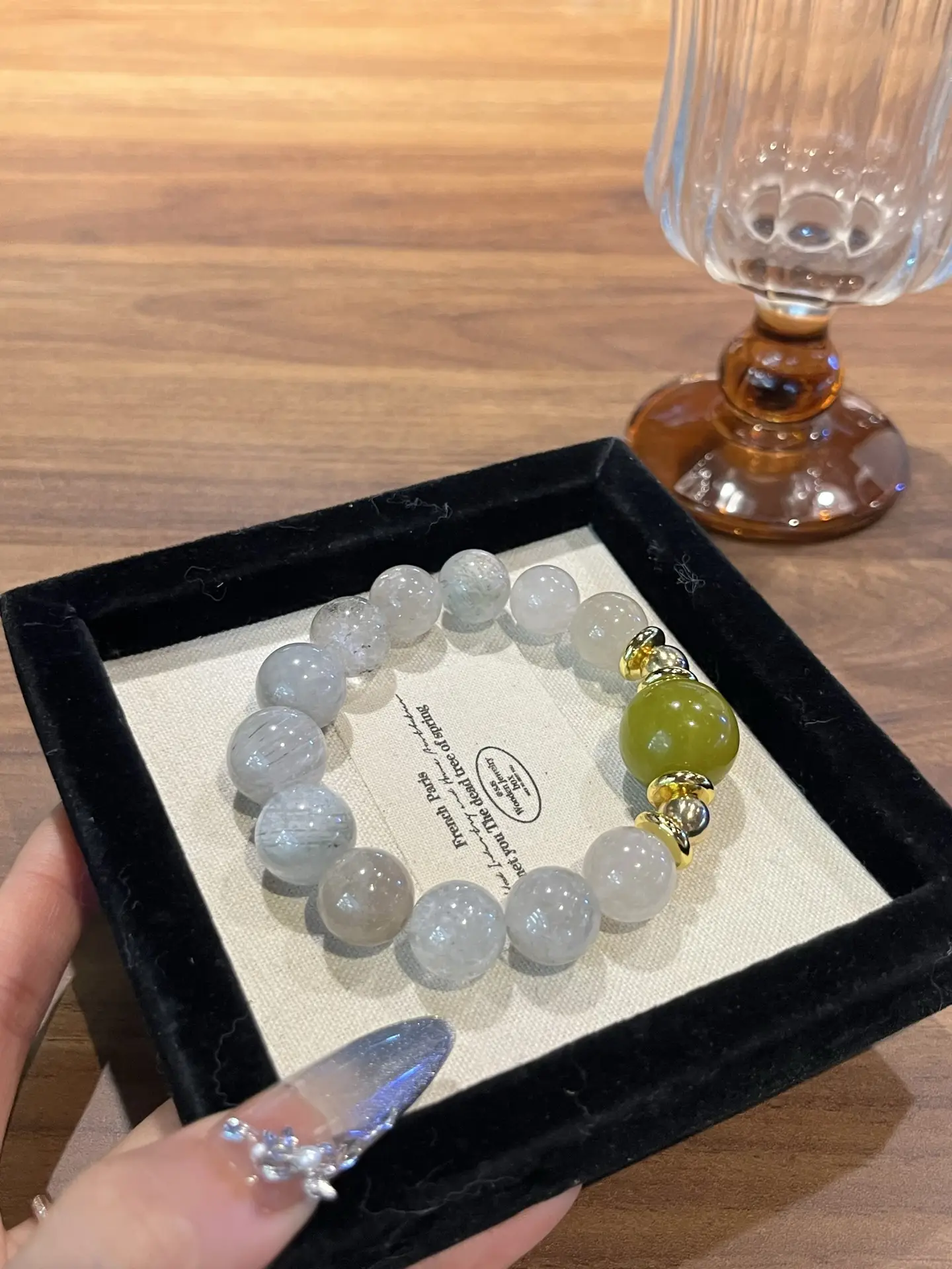 i1748572611077_6130_0_1.webp Dragon Boat Festival 618 Double Festival 1 ️⃣ six ️⃣ eight ️⃣ two piecesGhost Rabbit Hair Hair Crystal Xiuyu 12-18mm - Image 1