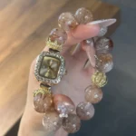 【 Crystal Watch 】 Black gold over 12mm