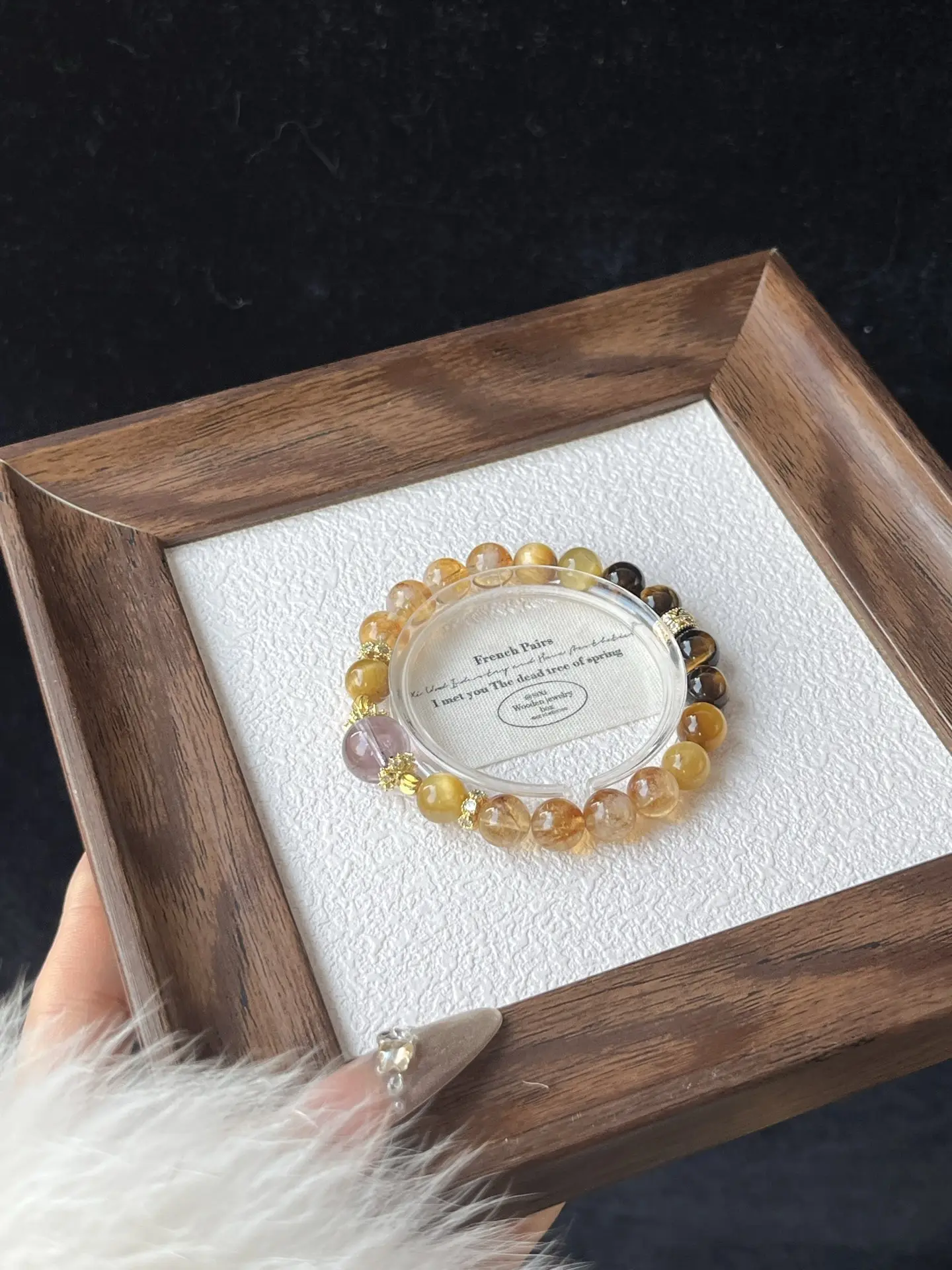 i1750763914194_3_0_1.webp Violent Wealth Collection Yellow Tower Crystal Yellow Tiger Eye Purple Crystal - Image 1