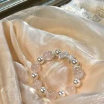 Pink Snowflake Ghost Shi Family Pearl 15-12