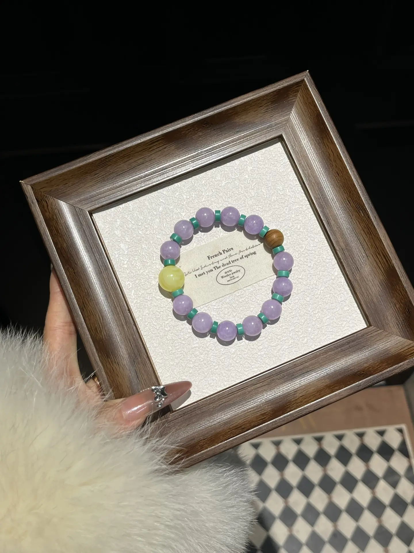 i1751256910574_8651_0_1.webp Lavender, purple turquoise, beeswax, cliff cypress, 10-12 - Image 1