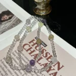 12 Zodiacs, Double Circles, Aries ♈ 6-12mm white crystal blonde crystal