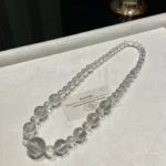 White crystal necklace