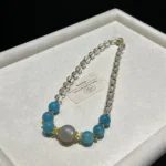 Crystal necklace Tianhe stone moonlight 6-16mm