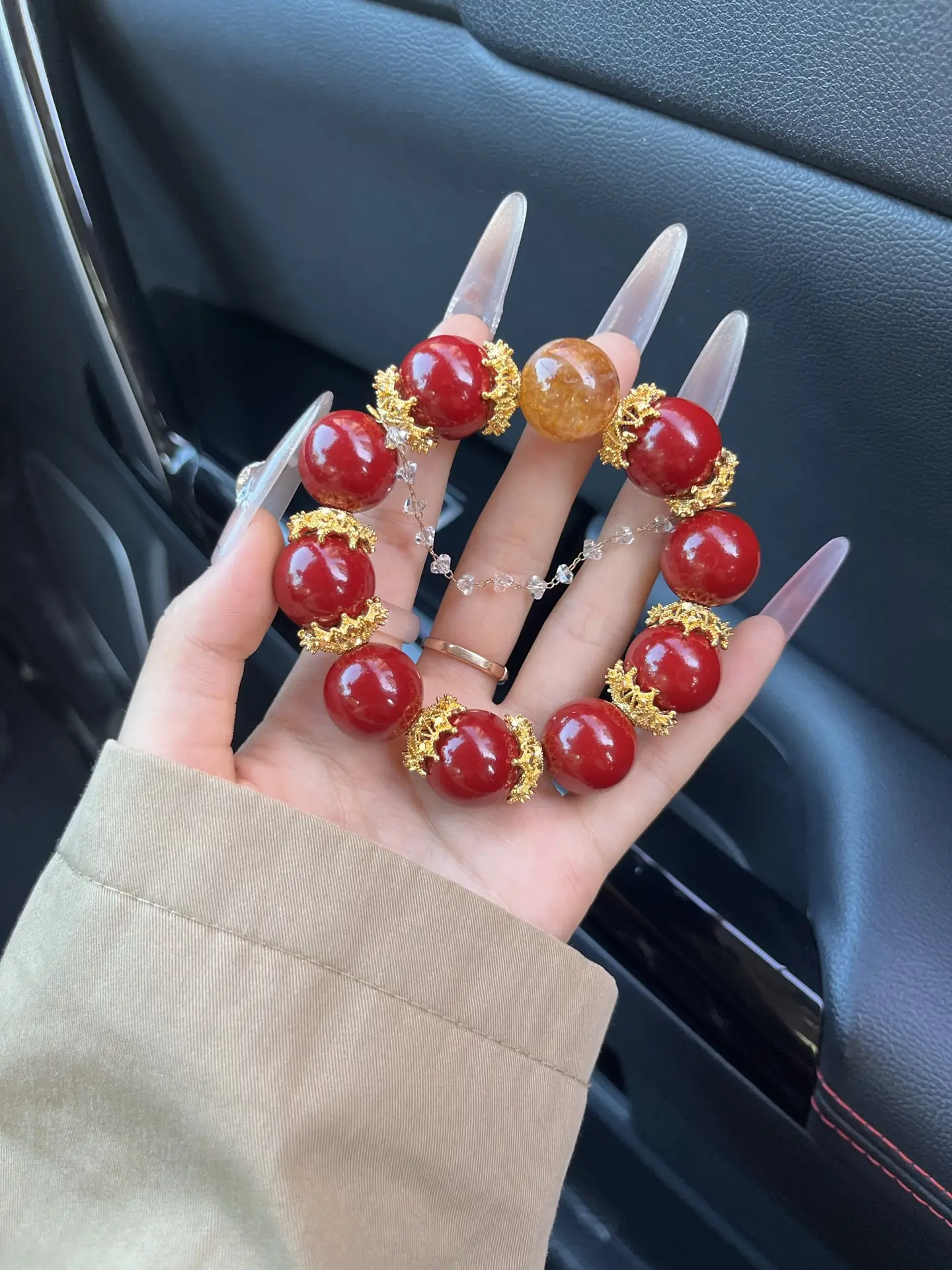 i1754381690279_7933_0_17.webp Qixi limited benefit fund cinnabar yellow glue flower - Image 1