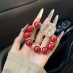 Qixi limited benefit crystal watch vermilion 18mm