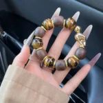 Qixi limited time welfare fund Golden Tiger Eye Agarwood 16mm