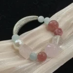 Pigeon Blood Red Strawberry Crystal Powder Crystal Sea Blue Baby Pearl White Crystal 10-16mm