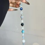 Sea Blue Treasure Blue Crystal Blue Tiger Eye Tianhe Stone 10-12mm