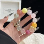 Most crystals are amethyst powder, crystal gel flower, green fluorite, tea crystal, cut surface, white ghost, second-generation beeswax