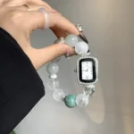 [Crystal Watch] White Ghost Tianhe Stone Tianshan Cuibei Pearl 15-16mm